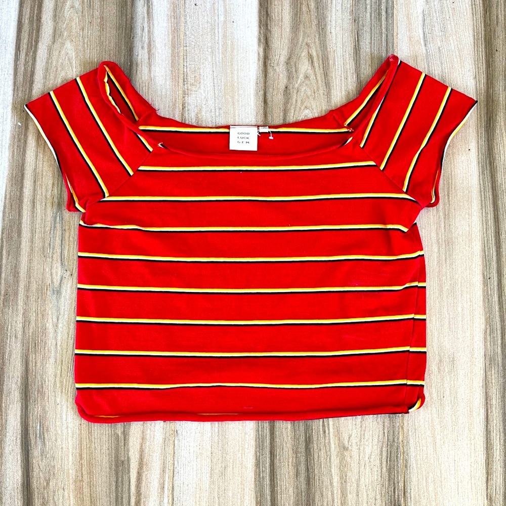 Good Luck Gem Crop Top
